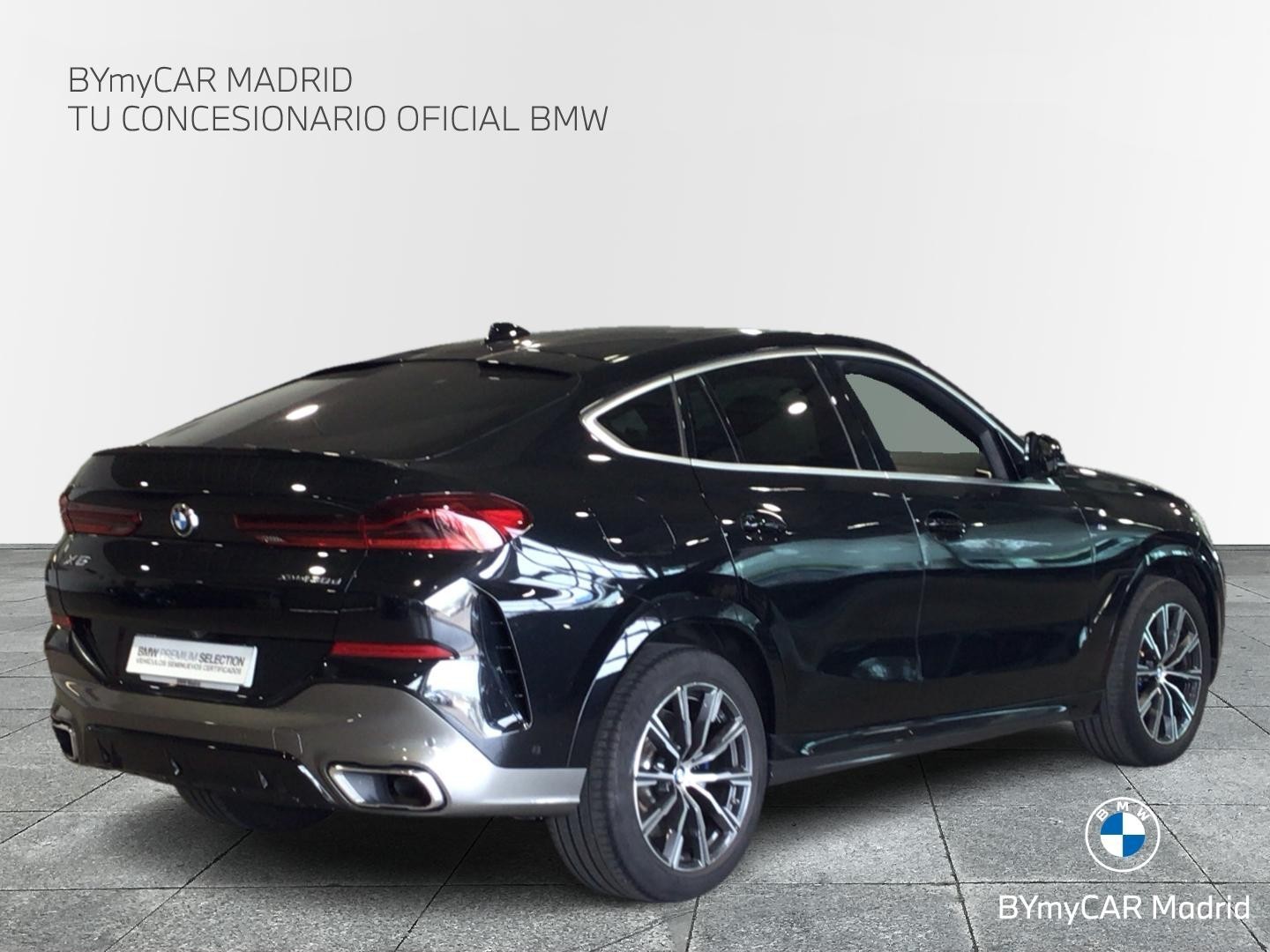 BMW X6 xDrive30d color Negro. Año 2021. 210KW(286CV). Diésel. En concesionario BYmyCAR Madrid - Alcalá de Madrid