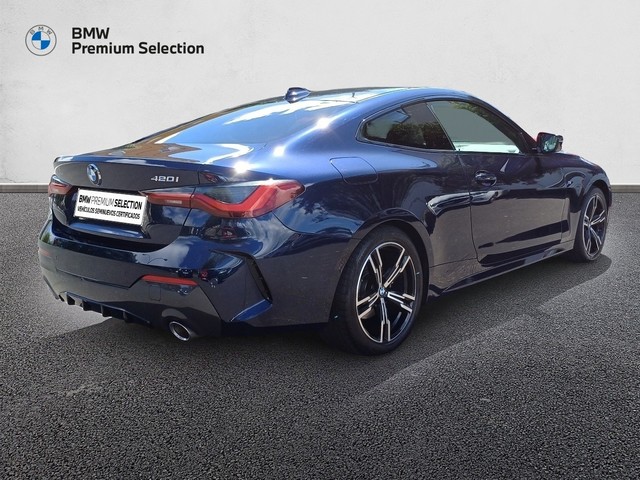 BMW Serie 4 420i Coupe color Azul. Año 2021. 135KW(184CV). Gasolina. En concesionario Marmotor de Las Palmas