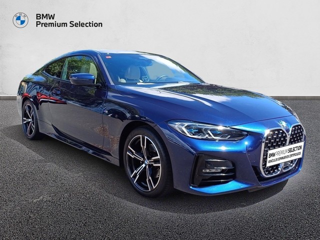 BMW Serie 4 420i Coupe color Azul. Año 2021. 135KW(184CV). Gasolina. En concesionario Marmotor de Las Palmas