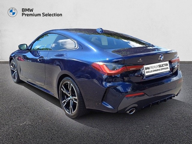 BMW Serie 4 420i Coupe color Azul. Año 2021. 135KW(184CV). Gasolina. En concesionario Marmotor de Las Palmas