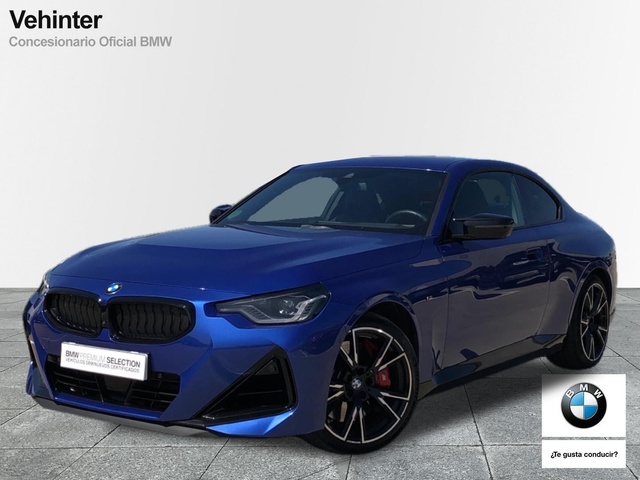 BMW Serie 2 M240i Coupe color Azul. Año 2023. 275KW(374CV). Gasolina. En concesionario Vehinter Alcorcón de Madrid
