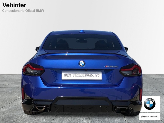 BMW Serie 2 M240i Coupe color Azul. Año 2023. 275KW(374CV). Gasolina. En concesionario Vehinter Alcorcón de Madrid