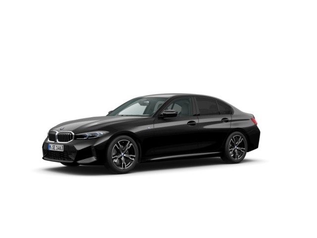 BMW Serie 3 320i color Negro. Año 2024. 135KW(184CV). Gasolina. En concesionario Vehinter Getafe de Madrid