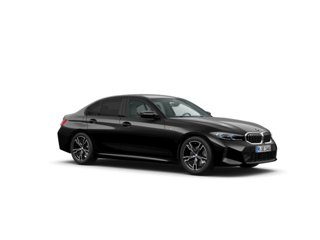 BMW Serie 3 320i color Negro. Año 2024. 135KW(184CV). Gasolina. En concesionario Vehinter Getafe de Madrid