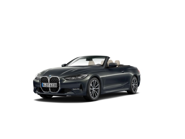 BMW Serie 4 420d Cabrio color Gris. Año 2021. 140KW(190CV). Diésel. En concesionario SAN JUAN Automoviles Fersan S.A. de Alicante