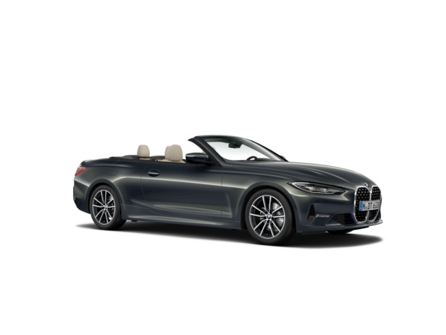 BMW Serie 4 420d Cabrio color Gris. Año 2021. 140KW(190CV). Diésel. En concesionario SAN JUAN Automoviles Fersan S.A. de Alicante
