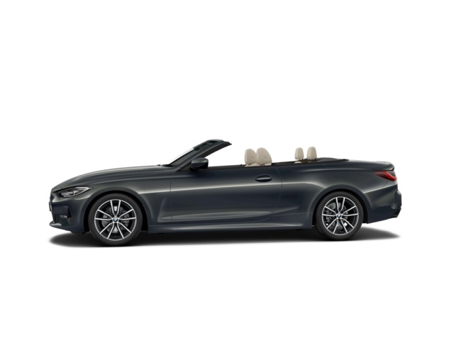 BMW Serie 4 420d Cabrio color Gris. Año 2021. 140KW(190CV). Diésel. En concesionario SAN JUAN Automoviles Fersan S.A. de Alicante