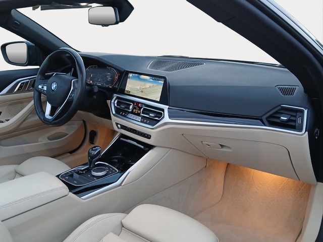 BMW Serie 4 420d Cabrio color Gris. Año 2021. 140KW(190CV). Diésel. En concesionario GANDIA Automoviles Fersan, S.A. de Valencia