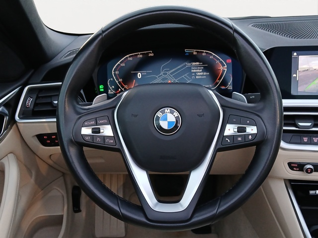 BMW Serie 4 420d Cabrio color Gris. Año 2021. 140KW(190CV). Diésel. En concesionario GANDIA Automoviles Fersan, S.A. de Valencia