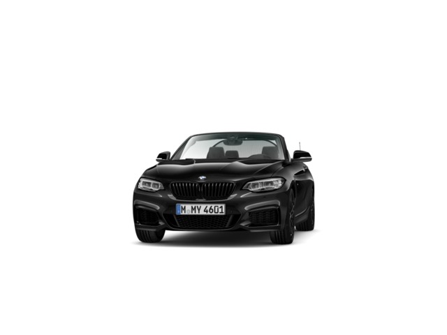 BMW Serie 2 218i Cabrio color Negro. Año 2020. 100KW(136CV). Gasolina. En concesionario Proa Premium Palma de Baleares