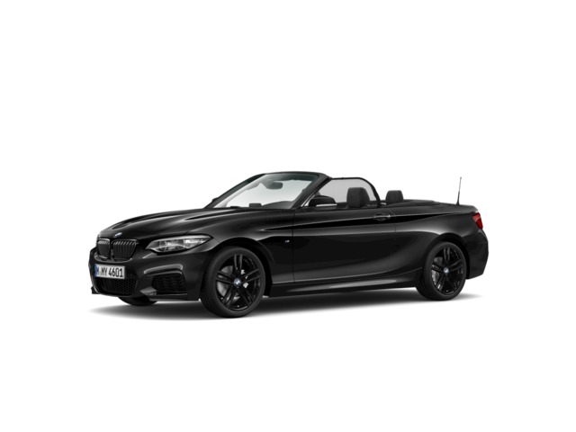 BMW Serie 2 218i Cabrio color Negro. Año 2020. 100KW(136CV). Gasolina. En concesionario Proa Premium Palma de Baleares