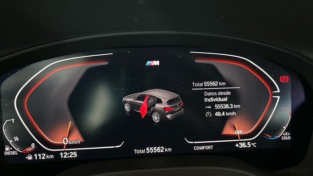 BMW X3 xDrive20d color Gris. Año 2022. 140KW(190CV). Diésel. En concesionario BYmyCAR Madrid - Alcalá de Madrid