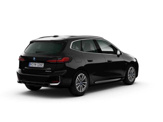 BMW Serie 2 230e Active Tourer color Negro. Año 2024. 240KW(326CV). Híbrido Electro/Gasolina. En concesionario Movilnorte El Carralero de Madrid