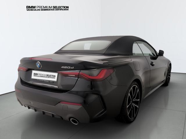 BMW Serie 4 420d Cabrio color Negro. Año 2024. 140KW(190CV). Diésel. En concesionario Automotor Premium Viso - Málaga de Málaga