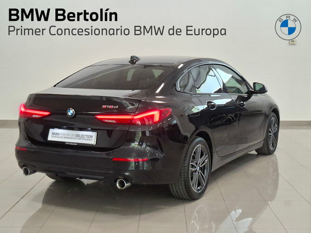 BMW Serie 2 218d Gran Coupe color Negro. Año 2024. 110KW(150CV). Diésel. En concesionario Automoviles Bertolin S.L. de Valencia