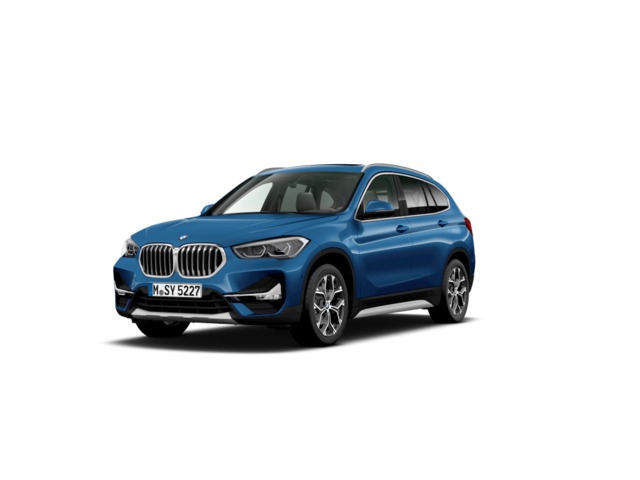 BMW X1 sDrive18d color Azul. Año 2021. 110KW(150CV). Diésel. En concesionario Movilnorte El Plantio de Madrid