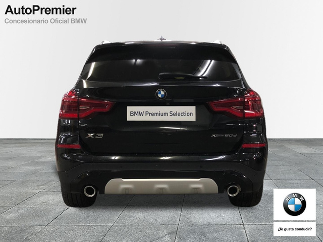 BMW X3 xDrive20d color Negro. Año 2020. 140KW(190CV). Diésel. En concesionario Auto Premier, S.A. - ALCALÁ DE HENARES de Madrid