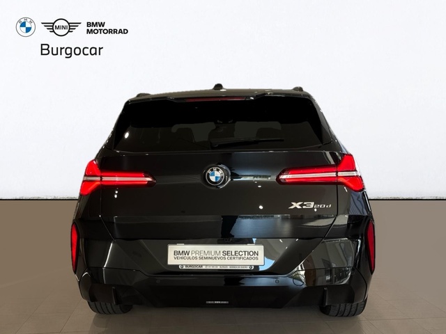 BMW X3 xDrive20d color Negro. Año 2025. 145KW(197CV). Diésel. En concesionario Burgocar (Bmw y Mini) de Burgos