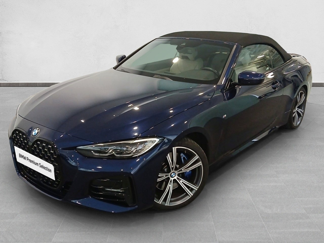 BMW Serie 4 430i Cabrio color Azul. Año 2022. 190KW(258CV). Gasolina. En concesionario Enekuri Motor de Vizcaya