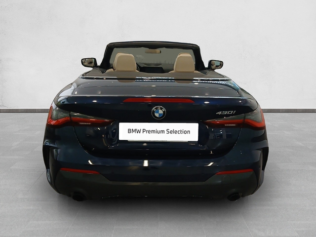 BMW Serie 4 430i Cabrio color Azul. Año 2022. 190KW(258CV). Gasolina. En concesionario Enekuri Motor de Vizcaya