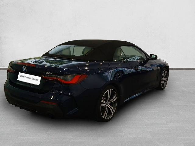BMW Serie 4 430i Cabrio color Azul. Año 2022. 190KW(258CV). Gasolina. En concesionario Enekuri Motor de Vizcaya