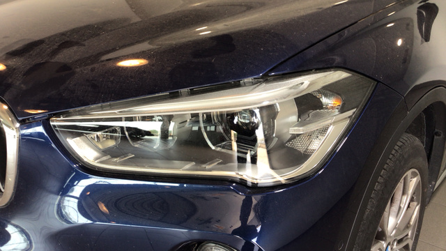 BMW X1 sDrive18d color Azul. Año 2018. 110KW(150CV). Diésel. En concesionario BYmyCAR Madrid - Alcalá de Madrid