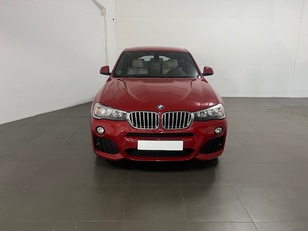 Fotos de BMW X4 xDrive35d color Rojo. Año 2015. 230KW(313CV). Diésel. En concesionario Amiocar S.A. de Coruña