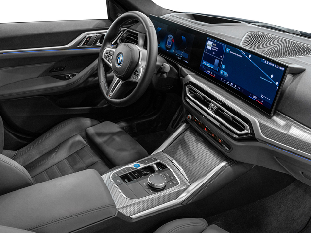 BMW i4 eDrive40 color Negro. Año 2025. 250KW(340CV). Eléctrico. En concesionario Caetano Cuzco, Alcalá de Madrid