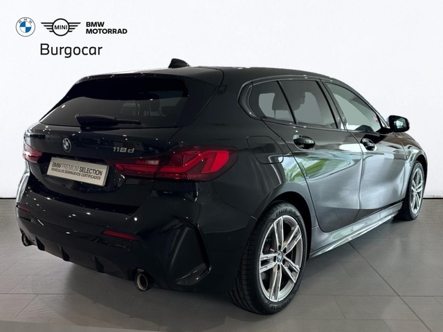 BMW Serie 1 118d color Negro. Año 2024. 110KW(150CV). Diésel. En concesionario Motor Gorbea de Álava