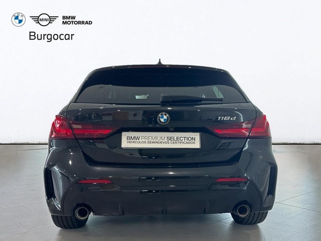 BMW Serie 1 118d color Negro. Año 2024. 110KW(150CV). Diésel. En concesionario Motor Gorbea de Álava