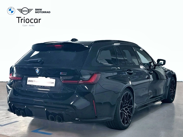 BMW M M3 Competition Touring color Negro. Año 2025. 390KW(530CV). Gasolina. En concesionario Triocar Gijón (Bmw y Mini) de Asturias