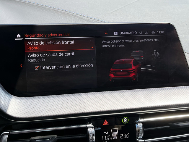 BMW Serie 1 118i color Rojo. Año 2024. 103KW(140CV). Gasolina. En concesionario Murcia Premium S.L. AV DEL ROCIO de Murcia