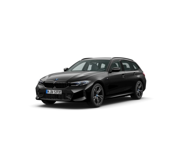 BMW Serie 3 320e Touring color Negro. Año 2025. 150KW(204CV). Híbrido Electro/Gasolina. En concesionario BYmyCAR Madrid - Alcalá de Madrid