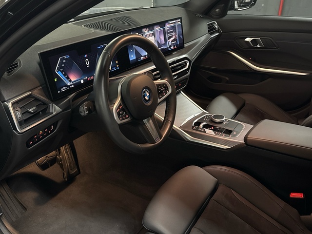 BMW Serie 3 320e Touring color Negro. Año 2025. 150KW(204CV). Híbrido Electro/Gasolina. En concesionario BYmyCAR Madrid - Algete de Madrid