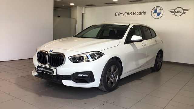 BMW Serie 1 118i color Blanco. Año 2020. 103KW(140CV). Gasolina. En concesionario BYmyCAR Madrid - Alcalá de Madrid