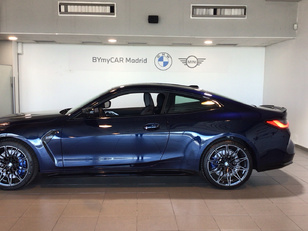 Fotos de BMW M M4 Coupe Competition color Azul. Año 2025. 375KW(510CV). Gasolina. En concesionario BYmyCAR Madrid - Alcalá de Madrid