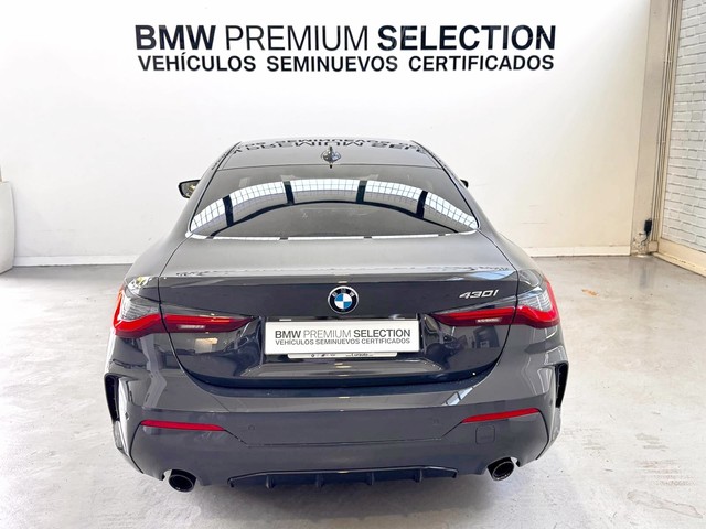 BMW Serie 4 430i Coupe color Gris. Año 2021. 190KW(258CV). Gasolina. En concesionario Lurauto - Gipuzkoa de Guipuzcoa