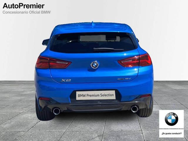 BMW X2 sDrive18d color Azul. Año 2020. 110KW(150CV). Diésel. En concesionario Auto Premier, S.A. - MADRID de Madrid