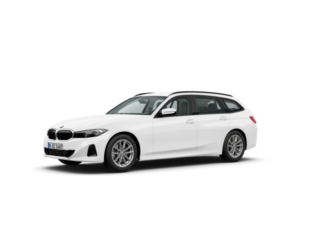 BMW Serie 3 318d Touring color Blanco. Año 2024. 110KW(150CV). Diésel. En concesionario Caetano Cuzco, Alcalá de Madrid