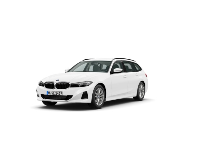 BMW Serie 3 318d Touring color Blanco. Año 2024. 110KW(150CV). Diésel. En concesionario Caetano Cuzco, Alcalá de Madrid