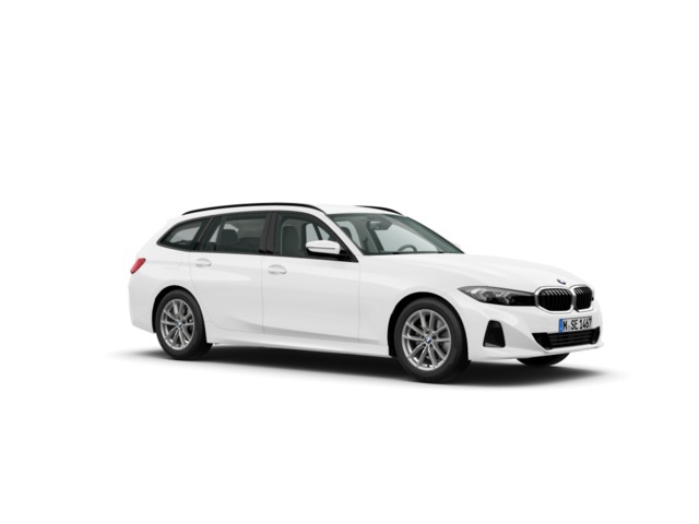 BMW Serie 3 318d Touring color Blanco. Año 2024. 110KW(150CV). Diésel. En concesionario Caetano Cuzco, Alcalá de Madrid