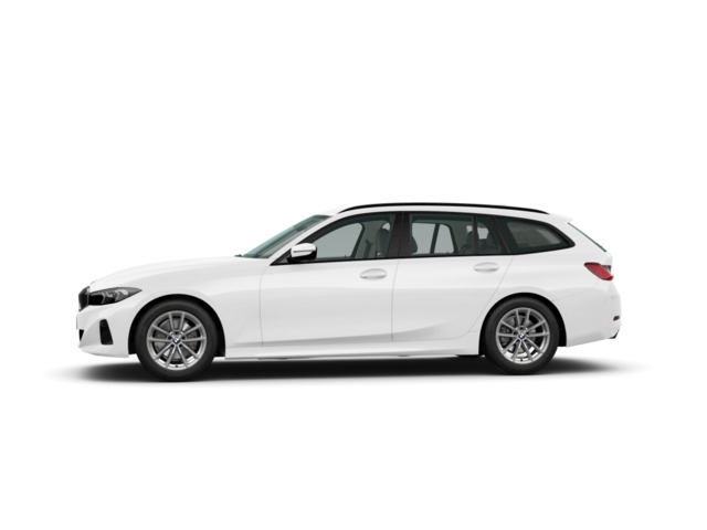 BMW Serie 3 318d Touring color Blanco. Año 2024. 110KW(150CV). Diésel. En concesionario Caetano Cuzco, Alcalá de Madrid