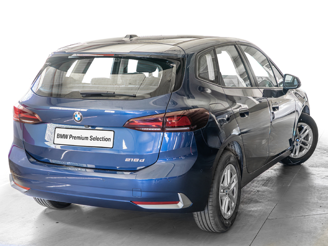 BMW Serie 2 218d Active Tourer color Azul. Año 2023. 110KW(150CV). Diésel. En concesionario Caetano Cuzco, Salvatierra de Madrid