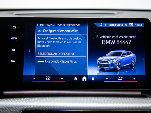 BMW X2 sDrive20i color Azul. Año 2025. 125KW(170CV). Gasolina. En concesionario BMW Fuenteolid Valladolid de Valladolid