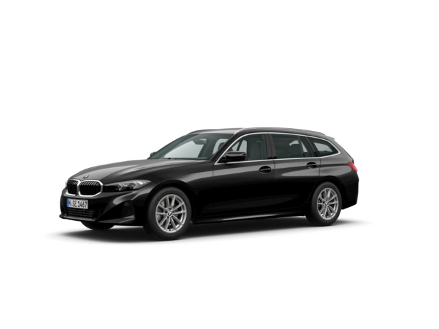 BMW Serie 3 318d Touring color Negro. Año 2023. 110KW(150CV). Diésel. En concesionario Movilnorte El Plantio de Madrid