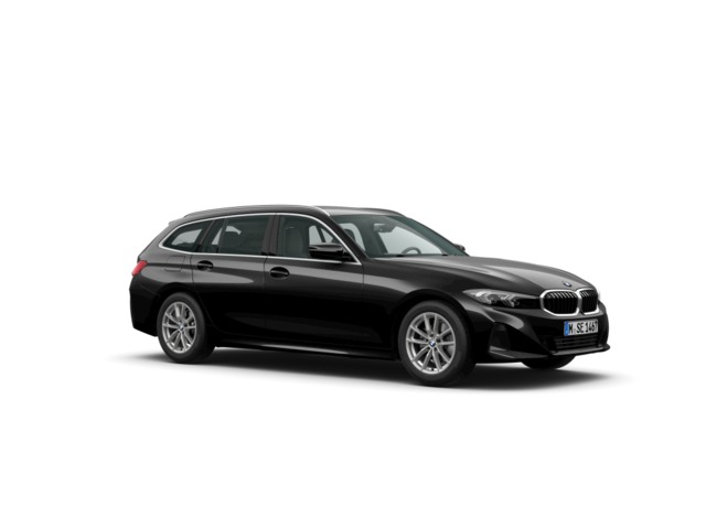 BMW Serie 3 318d Touring color Negro. Año 2023. 110KW(150CV). Diésel. En concesionario Movilnorte El Plantio de Madrid