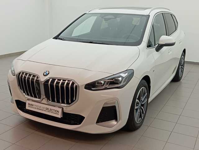 BMW Serie 2 218d Active Tourer color Blanco. Año 2024. 110KW(150CV). Diésel. En concesionario Augusta Aragon S.A. de Zaragoza
