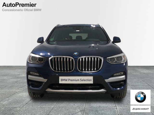 BMW X3 xDrive20d color Azul. Año 2018. 140KW(190CV). Diésel. En concesionario Auto Premier, S.A. - MADRID de Madrid