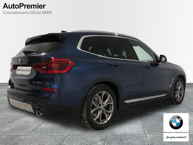 BMW X3 xDrive20d color Azul. Año 2018. 140KW(190CV). Diésel. En concesionario Auto Premier, S.A. - MADRID de Madrid