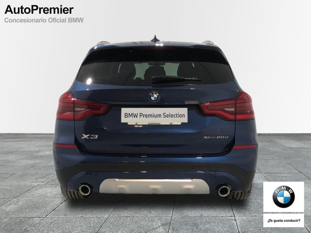 BMW X3 xDrive20d color Azul. Año 2018. 140KW(190CV). Diésel. En concesionario Auto Premier, S.A. - MADRID de Madrid